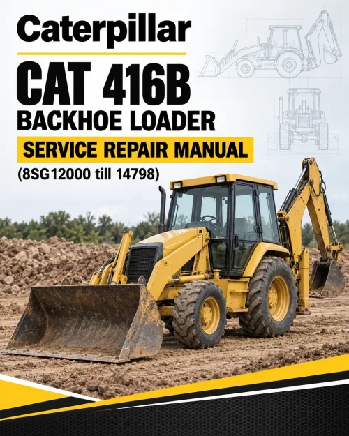 Caterpillar CAT 416B Backhoe Loader Service Repair Manual (8SG12000 till 14798) Caterpillar CAT 416B Backhoe Loader Service Repair Manual (8SG12000 till 14798)