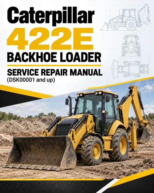 Caterpillar CAT 422E Backhoe Loader Service Repair Manual (DSK00001 and up)