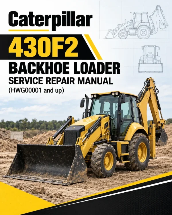 Caterpillar CAT 430F2 Backhoe Loader Service Repair Manual (HWG00001 and up)