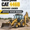 Caterpillar CAT 446B Backhoe Loader Service Repair Manual (5BL00384 till 02499)