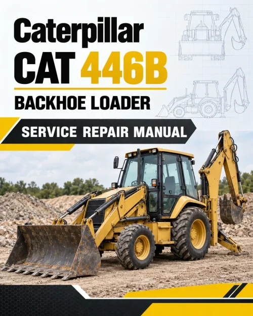 Caterpillar CAT 446B Backhoe Loader Service Repair Manual (5BL00384 till 02499)