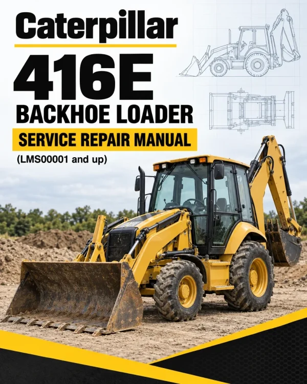Caterpillar CAT 416E Backhoe Loader Service Repair Manual (LMS00001 and up) Caterpillar CAT 416E Backhoe Loader Service Repair Manual (LMS00001 and up)