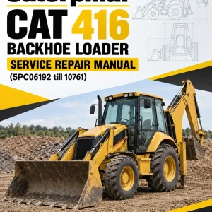 Caterpillar CAT 416 Backhoe Loader Service Repair Manual (5PC06192 till 10761)