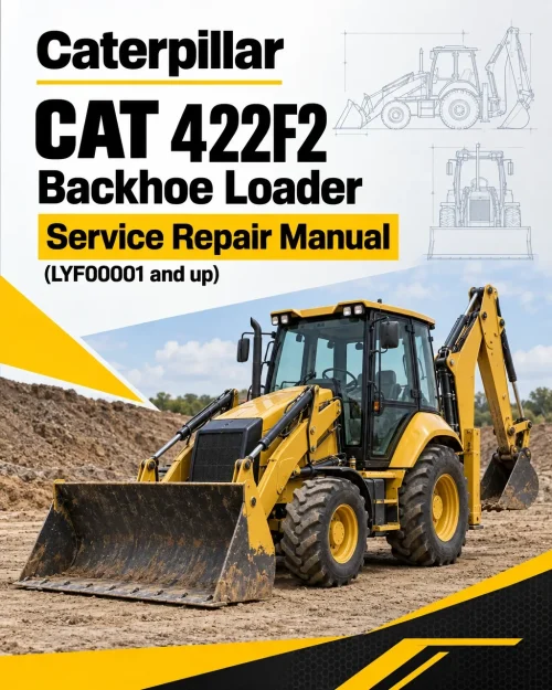 Caterpillar CAT 422F2 Backhoe Loader Service Repair Manual (LYF00001 and up)