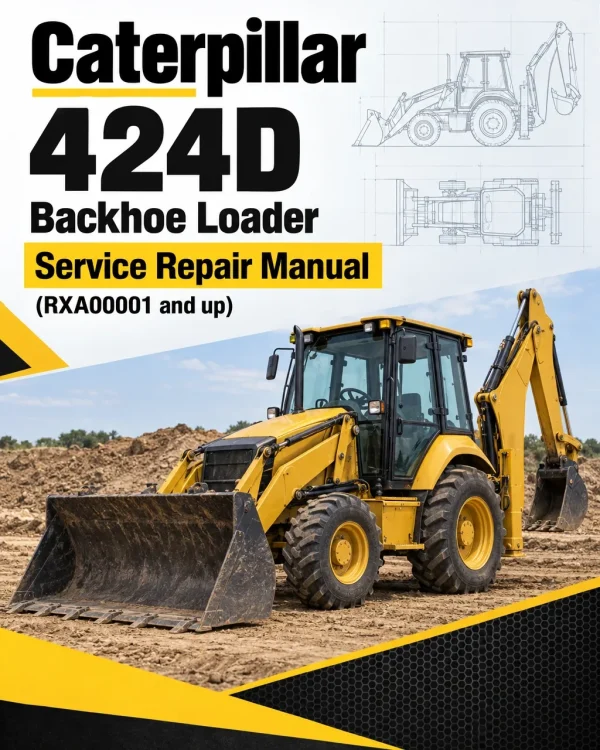 Caterpillar CAT 424D Backhoe Loader Service Repair Manual (RXA00001 and up) Caterpillar CAT 424D Backhoe Loader Service Repair Manual (RXA00001 and up)