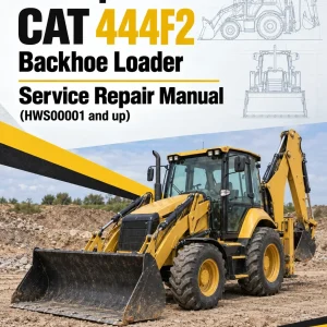 Caterpillar CAT 444F2 Backhoe Loader Service Repair Manual (HWS00001 and up)