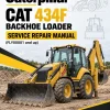Caterpillar CAT 434F Backhoe Loader Service Repair Manual (FLY00001 and up)