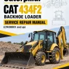 Caterpillar CAT 434F2 Backhoe Loader Service Repair Manual (LYK00001 and up)