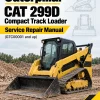Caterpillar CAT 299D Compact Track Loader Service Repair Manual (GTC00001 and up)