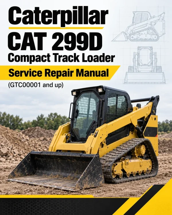 Caterpillar CAT 299D Compact Track Loader Service Repair Manual (GTC00001 and up)