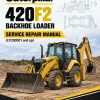 Caterpillar CAT 420F2 Backhoe Loader Service Repair Manual (LYC00001 and up)