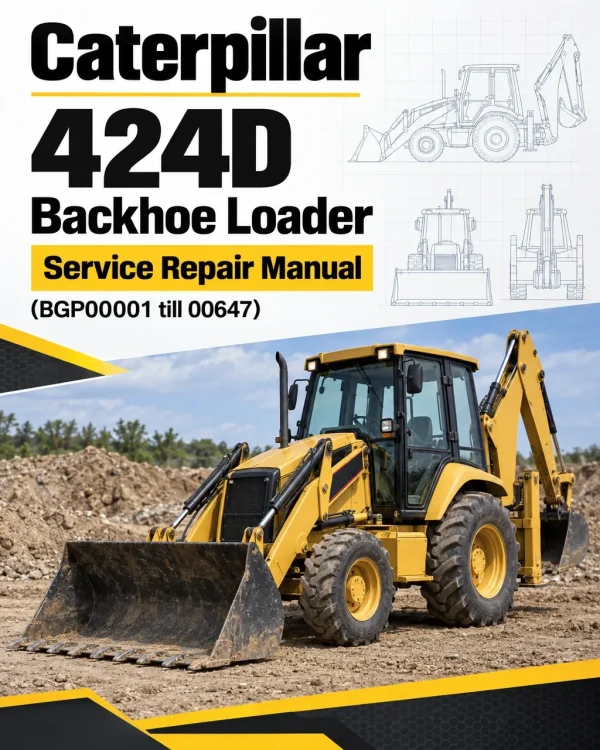 Caterpillar CAT 424D Backhoe Loader Service Repair Manual (BGP00001 till 00647) Caterpillar CAT 424D Backhoe Loader Service Repair Manual (BGP00001 till 00647)