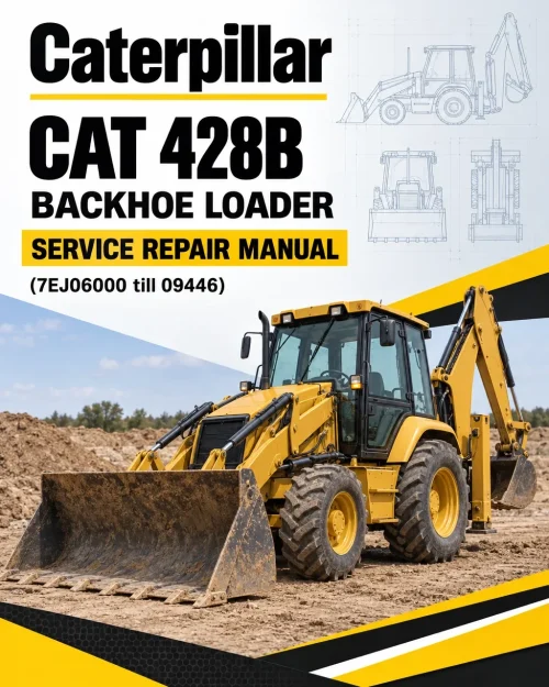Caterpillar CAT 428B Backhoe Loader Service Repair Manual (7EJ06000 till 09446) Caterpillar CAT 428B Backhoe Loader Service Repair Manual (7EJ06000 till 09446)