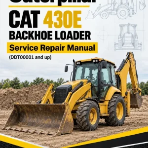 Caterpillar CAT 430E Backhoe Loader Service Repair Manual (DDT00001 and up)