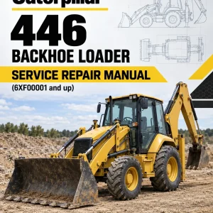 Caterpillar CAT 446 Backhoe Loader Service Repair Manual (6XF00001 and up)