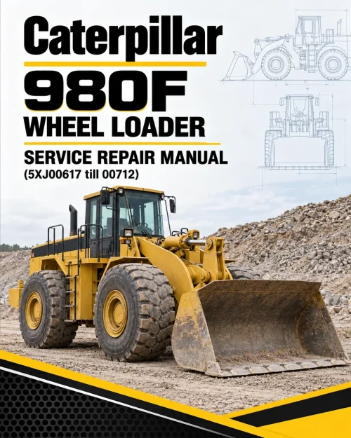 Caterpillar CAT 980F Wheel Loader Service Repair Manual (5XJ00617 till 00712) Caterpillar CAT 980F Wheel Loader Service Repair Manual (5XJ00617 till 00712)