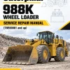 Caterpillar CAT 988K Wheel Loader Service Repair Manual (T8E00001 and up)