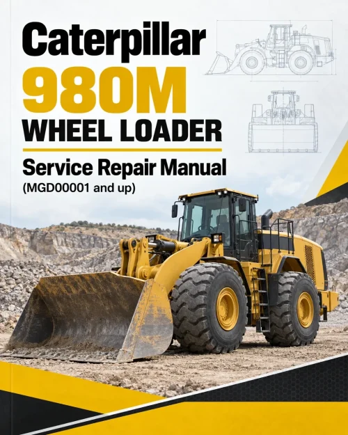 Caterpillar CAT 980M Wheel Loader Service Repair Manual (MGD00001 and up)