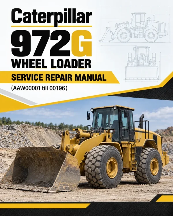 Caterpillar CAT 972G Wheel Loader Service Repair Manual (AAW00001 till 00196) Caterpillar CAT 972G Wheel Loader Service Repair Manual (AAW00001 till 00196)