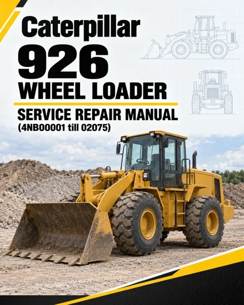 Caterpillar CAT 926 Wheel Loader Service Repair Manual (4NB00001 till 02075)