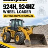 Caterpillar CAT 924H, 924HZ Wheel Loader Service Repair Manual (PED00001 and up)