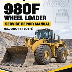 Caterpillar CAT 980F Wheel Loader Service Repair Manual (5XJ00001 till 00616)