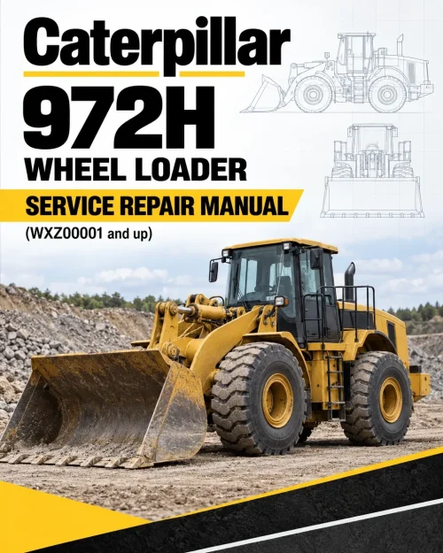 Caterpillar CAT 972H Wheel Loader Service Repair Manual (WXZ00001 and up)