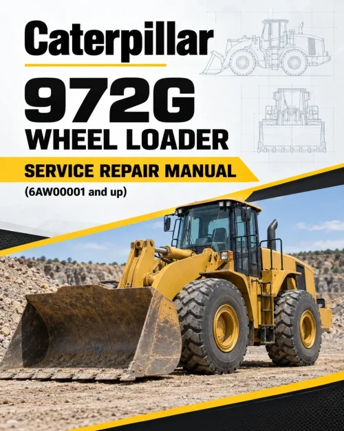 Caterpillar CAT 972G Wheel Loader Service Repair Manual (6AW00001 and up)