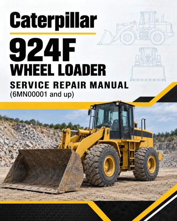 Caterpillar CAT 924F Wheel Loader Service Repair Manual (6MN00001 and up)