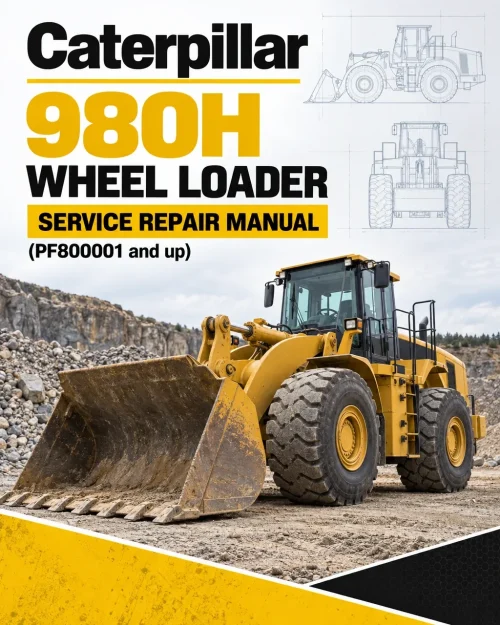 Caterpillar CAT 980H Wheel Loader Service Repair Manual (PF800001 and up)