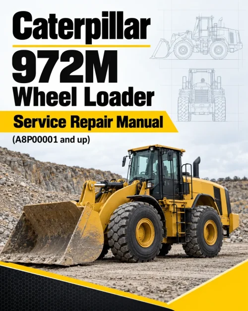 Caterpillar CAT 972M Wheel Loader Service Repair Manual (A8P00001 and up)
