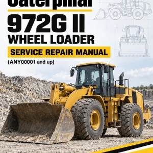 Caterpillar CAT 972G II Wheel Loader Service Repair Manual (ANY00001 and up)