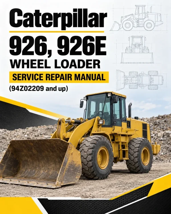 Caterpillar CAT 926, 926E Wheel Loader Service Repair Manual (94Z02209 and up)