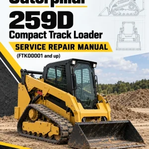 Caterpillar CAT 259D Compact Track Loader Service Repair Manual (FTK00001 and up)