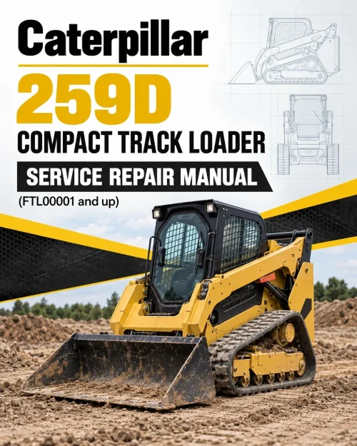Caterpillar CAT 259D Compact Track Loader Service Repair Manual (FTL00001 and up) Caterpillar CAT 259D Compact Track Loader Service Repair Manual (FTL00001 and up)