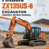 Hitachi ZX135US-6 Excavator Service Repair Manual
