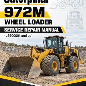 Caterpillar CAT 972M Wheel Loader Service Repair Manual (L8E00001 and up)