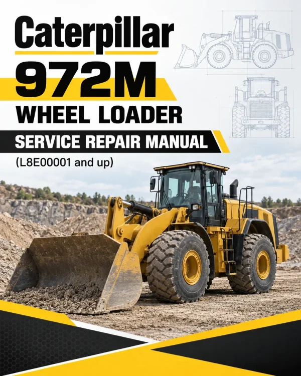 Caterpillar CAT 972M Wheel Loader Service Repair Manual (L8E00001 and up) Caterpillar CAT 972M Wheel Loader Service Repair Manual (L8E00001 and up)