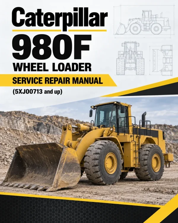 Caterpillar CAT 980F Wheel Loader Service Repair Manual (5XJ00713 and up) Caterpillar CAT 980F Wheel Loader Service Repair Manual (5XJ00713 and up)