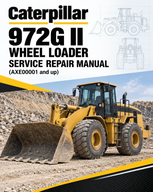 Caterpillar CAT 972G II Wheel Loader Service Repair Manual (AXE00001 and up) Caterpillar CAT 972G II Wheel Loader Service Repair Manual (AXE00001 and up)