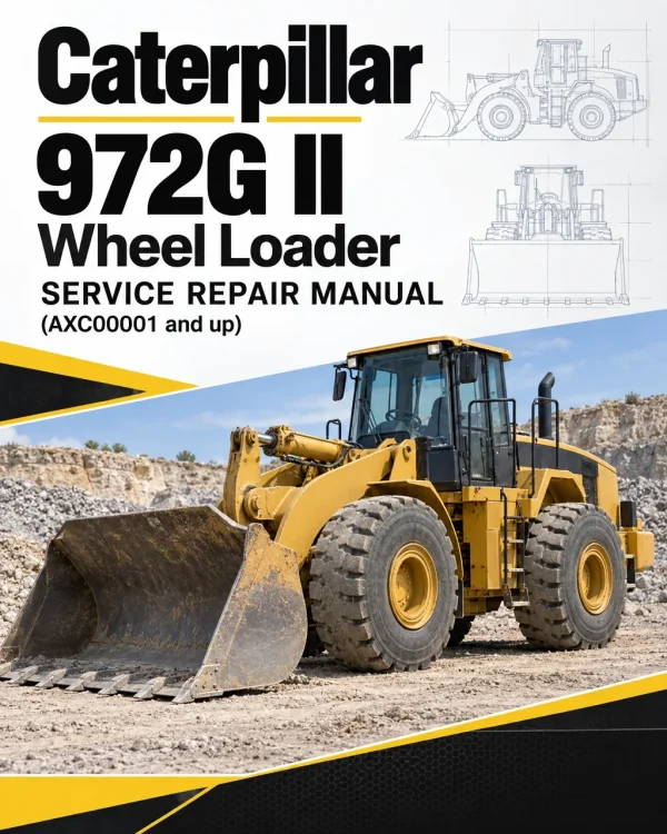 Caterpillar CAT 972G II Wheel Loader Service Repair Manual (AXC00001 and up) Caterpillar CAT 972G II Wheel Loader Service Repair Manual (AXC00001 and up)