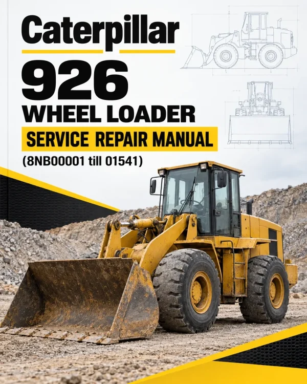 Caterpillar CAT 926 Wheel Loader Service Repair Manual (8NB00001 till 01541) Caterpillar CAT 926 Wheel Loader Service Repair Manual (8NB00001 till 01541)
