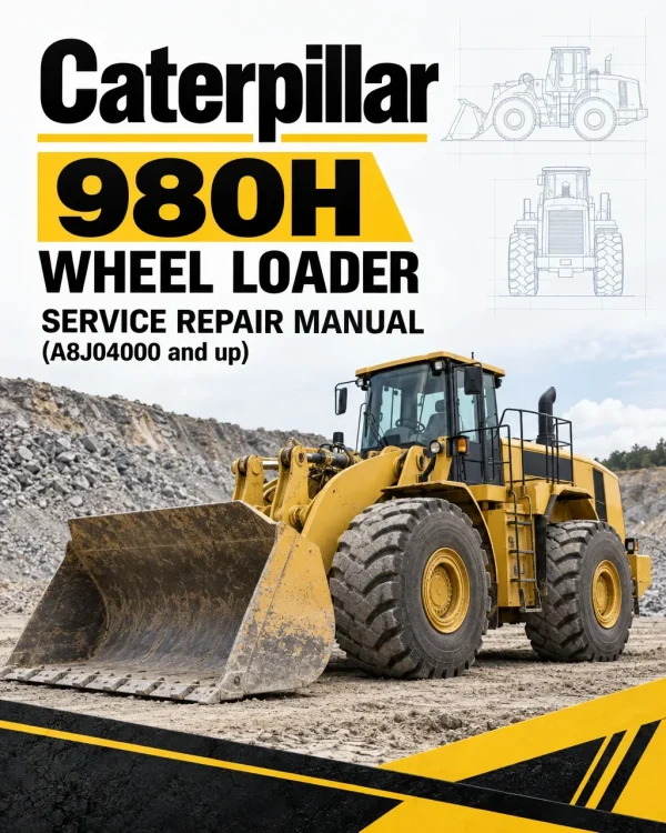 Caterpillar CAT 980H Wheel Loader Service Repair Manual (A8J04000 and up) Caterpillar CAT 980H Wheel Loader Service Repair Manual (A8J04000 and up)