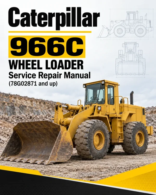 Caterpillar CAT 966C Wheel Loader Service Repair Manual (78G02871 and up)