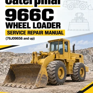 Caterpillar CAT 966C Wheel Loader Service Repair Manual (76J09656 and up)