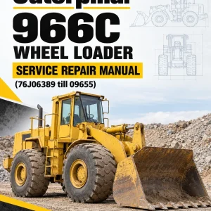 Caterpillar CAT 966C Wheel Loader Service Repair Manual (76J06389 till 09655)
