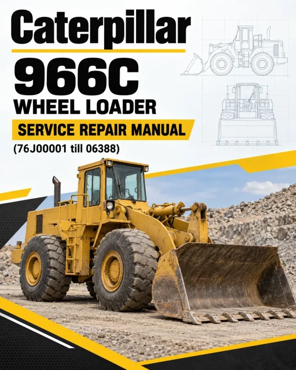 Caterpillar CAT 966C Wheel Loader Service Repair Manual (76J00001 till 06388) Caterpillar CAT 966C Wheel Loader Service Repair Manual (76J00001 till 06388)