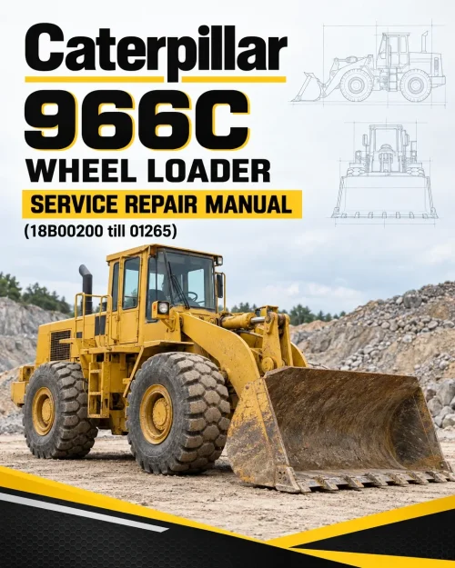 Caterpillar CAT 966C Wheel Loader Service Repair Manual (18B00200 till 01265) Caterpillar CAT 966C Wheel Loader Service Repair Manual (18B00200 till 01265)