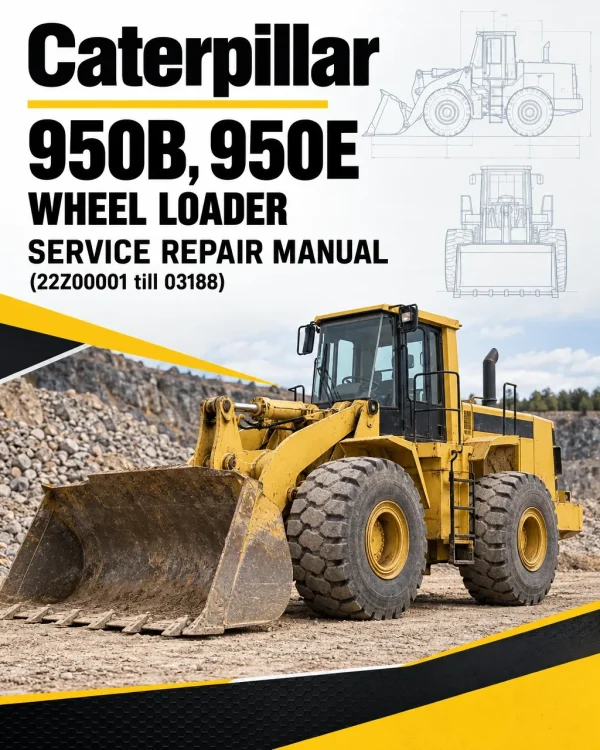 Caterpillar CAT 950B, 950E Wheel Loader Service Repair Manual (22Z00001 till 03188) Caterpillar CAT 950B, 950E Wheel Loader Service Repair Manual (22Z00001 till 03188)
