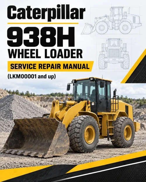 Caterpillar CAT 938H Wheel Loader Service Repair Manual (LKM00001 and up)